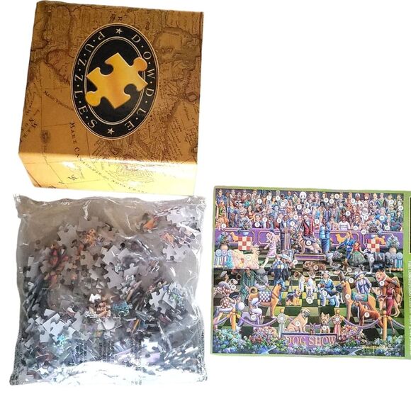 Dowdle DOG SHOW 500 Piece Puzzle 16x20 USA New - Picture 4 of 6